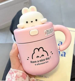 Kawaii Therapy Bottles<Kawaii Bunny Stainless Steel Cup (530ml) – Limited Edition