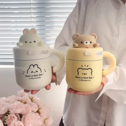 Kawaii Therapy Bottles<Kawaii Bunny Stainless Steel Cup (530ml) – Limited Edition