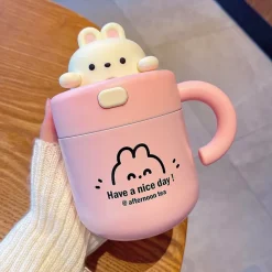 Kawaii Therapy Bottles<Kawaii Bunny Stainless Steel Cup (530ml) – Limited Edition