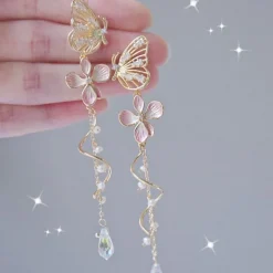 Kawaii Therapy Earrings<Kawaii Butterfly Cherry Blossom Earrings – Limited Edition