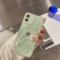 Kawaii Therapy Phonecase<Kawaii 3D Glitter Phone Case – Limited Edition