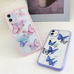 Kawaii Therapy Phonecase<Kawaii Butterfly Glitter Phone Case