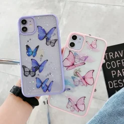 Kawaii Therapy Phonecase<Kawaii Butterfly Glitter Phone Case