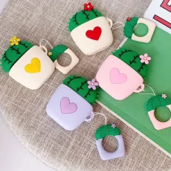 Kawaii Therapy Earphone Case<Kawaii Cactus Earphone Protective Case