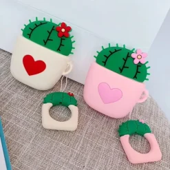 Kawaii Therapy Earphone Case<Kawaii Cactus Earphone Protective Case