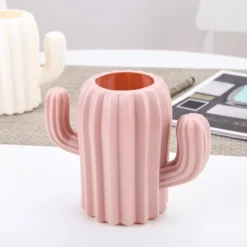 Kawaii Therapy Desk Accessories<Kawaii Cactus Stationery Holder
