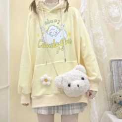 Kawaii Therapy Clothing<Kawaii Candy Floss Pastel Sheep Hoodie – Special Edition