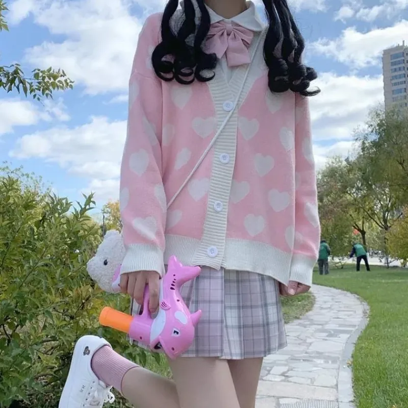 Kawaii Therapy Clothing<Kawaii Candy Hearts Harajuku Pastel Sweater – Special Edition