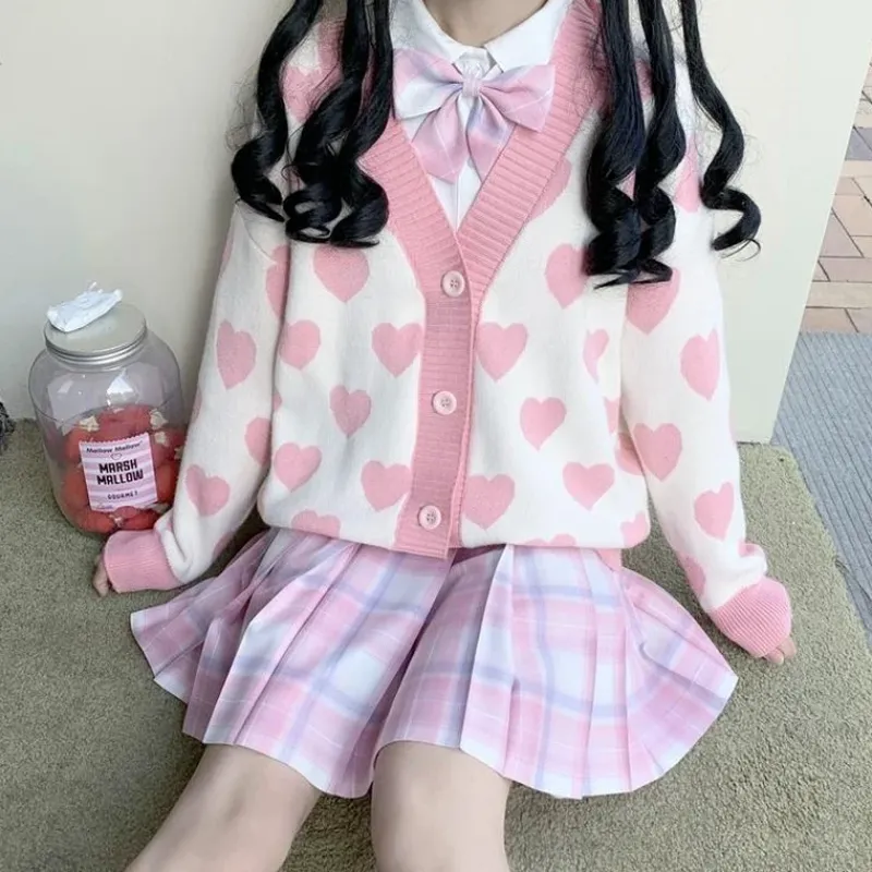 Kawaii Therapy Clothing<Kawaii Candy Hearts Harajuku Pastel Sweater – Special Edition