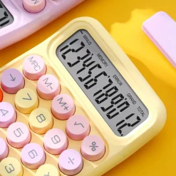 Kawaii Therapy Desk Organizers | Pencil Cases<Kawaii Candy Pastel Style Mechanical Calculator – Limited Edition
