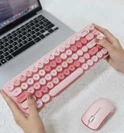 Kawaii Therapy Keyboards & Keycaps<Kawaii Candy Pastel Wireless Keyboard Set – Special Edition