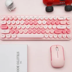 Kawaii Therapy Keyboards & Keycaps<Kawaii Candy Pastel Wireless Keyboard Set – Special Edition
