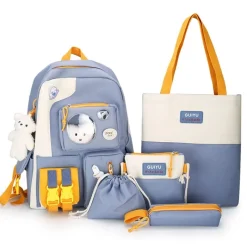 Kawaii Therapy Preppy Backpacks | Japanese Style Backpacks<Kawaii Canvas Ita Harajuku Backpack Set – Limited Edition