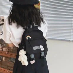 Kawaii Therapy Mini Bags | Japanese Style Backpacks<Kawaii Canvas Japanese Style Harajuku Backpack