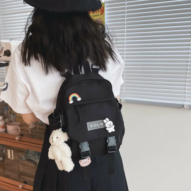 Kawaii Therapy Mini Bags | Japanese Style Backpacks<Kawaii Canvas Japanese Style Harajuku Backpack