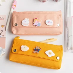 Kawaii Therapy Pencil Cases<Kawaii Canvas Style Pastel Pencil Case
