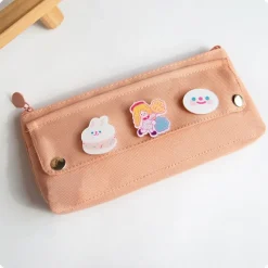 Kawaii Therapy Pencil Cases<Kawaii Canvas Style Pastel Pencil Case