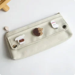 Kawaii Therapy Pencil Cases<Kawaii Canvas Style Pastel Pencil Case