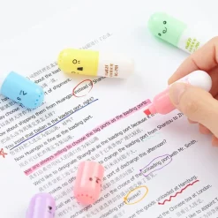 Kawaii Therapy Pens<Kawaii Capsule Highlighters (6pcs)