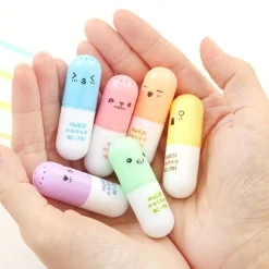 Kawaii Therapy Pens<Kawaii Capsule Highlighters (6pcs)