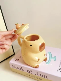 Kawaii Therapy Bottles<Kawaii Capybara Ceramic Tea Cup – Limited Edition