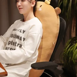 Kawaii Therapy Giant Stuffed Animals | Capybara<Kawaii Capybara Long Animal Roll Pillow (110cm) – Jumbo Edition