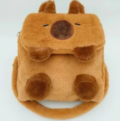 Kawaii Therapy Shoulder Bags | Animal Backpacks<Kawaii Capybara Plush Shoulder Bag – Limited Edition