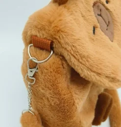 Kawaii Therapy Shoulder Bags | Animal Backpacks<Kawaii Capybara Plush Shoulder Bag – Limited Edition