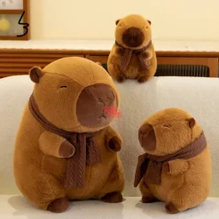 Kawaii Therapy Cute Stuffed Animals | Capybara<Kawaii Stuffed Animal with Scarf (30cm)