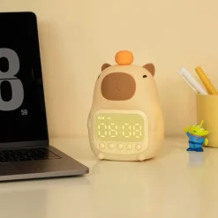 Kawaii Therapy Kawaii Lamps<Kawaii Capybara USB LED Alarm Clock – Limited Edition