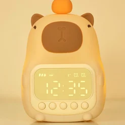 Kawaii Therapy Kawaii Lamps<Kawaii Capybara USB LED Alarm Clock – Limited Edition