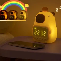 Kawaii Therapy Kawaii Lamps<Kawaii Capybara USB LED Alarm Clock – Limited Edition