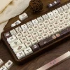 Kawaii Therapy Keyboards & Keycaps<Kawaii Cat Coffee Cafe Themed Keycaps – Limited Edition