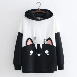 Kawaii Therapy Clothing<Kawaii Cat Ears Harajuku Hoodie – Limited Edition