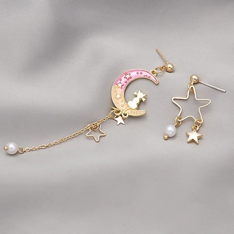 Kawaii Therapy Earrings<Kawaii Cat Galaxy Starry Earrings – Limited Edition