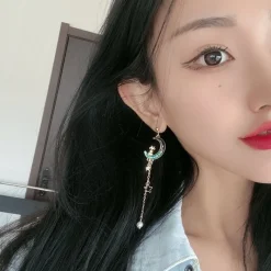 Kawaii Therapy Earrings<Kawaii Cat Galaxy Starry Earrings – Limited Edition