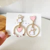 Kawaii Therapy Earrings<Kawaii Cat Hearts Pearly Earrings – Limited Edition