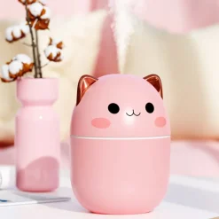 Kawaii Therapy Humidifiers | Kawaii Lamps<Kawaii Cat Lamp USB Air Humidifier – Limited Edition