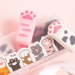 Kawaii Therapy Erasers<Kawaii Cat Paw Correction Tape (6pcs)