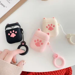 Kawaii Therapy Earphone Case<Kawaii Cat Paw Earphone Protective Case