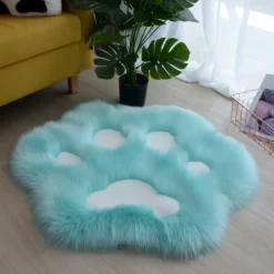 Kawaii Therapy Mats<Kawaii Cat Paw Furry Floor Mat – Limited Edition