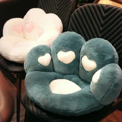Kawaii Therapy Seat Cushions | Pillows<Kawaii Cat Paw Hearts Seat Cushion – Special Edition