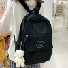 Kawaii Therapy School Backpacks | Preppy Backpacks<Kawaii Cat Style Cute Corduroy Backpack – Limited Edition