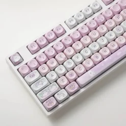 Kawaii Therapy Keyboards & Keycaps<Kawaii Cat Tea Party Mao Profile Keycaps