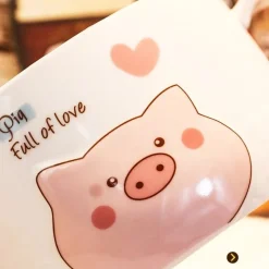 Kawaii Therapy Bottles<Kawaii Ceramic Piglet Ramen Bowl – Special Edition
