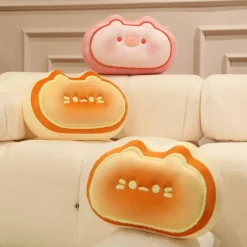 Kawaii Therapy Cute Stuffed Animals | Pillows<Kawaii Cheese Bread Toast Animal Pillow (35cm)