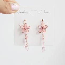 Kawaii Therapy Earrings<Kawaii Cherry Blossom Petal Earrings – Special Edition