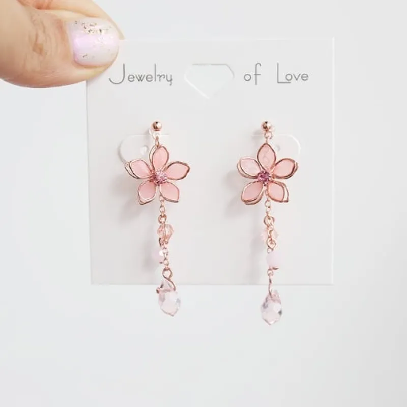 Kawaii Therapy Earrings<Kawaii Cherry Blossom Petal Earrings – Special Edition