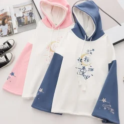Kawaii Therapy Clothing<Kawaii Cherry Blossom Style Harajuku Pastel Hoodie
