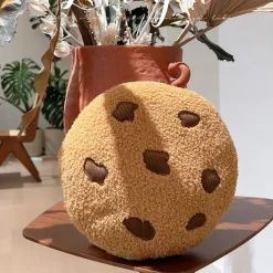 Kawaii Therapy Pillows<Kawaii Chocolate Chip Cookie Seat Cushion